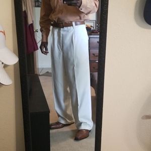 Michael Irvin wide leg dress slacks